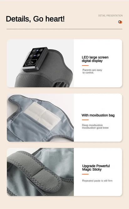 Masajeador 3-en-1 Térmico y Vibración